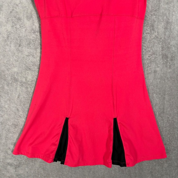 Nike Dri-FIT Tennis Dress Med Pink Black Sleeveless Athletic ASO Serena Williams - Picture 8 of 16